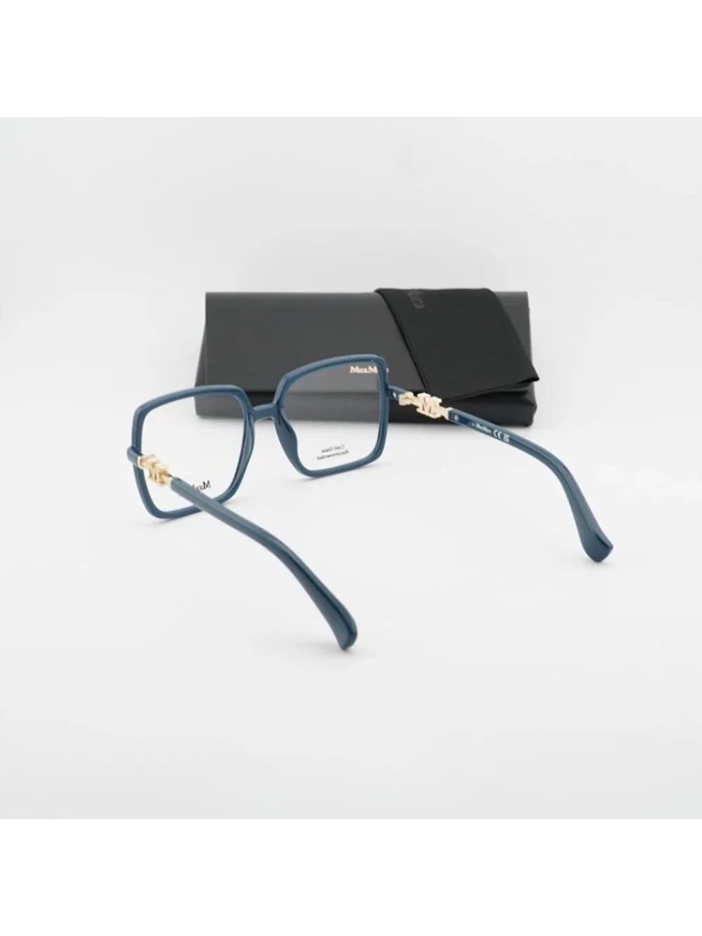 Max Mara MM5108-H 089 Eyeglasses Turquoise 55mm Square Frame